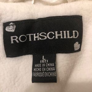 White puffy girls jacket